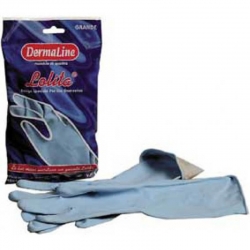 Перчатки латексные хозяйственные 2шт LOLITA