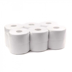 Туалетная бумага джамбо белая 2-шар 80 м ТБ-80ЛАМ