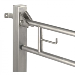 Поручень для лиц с инвалидностью стена-пол вертикальный MEDINOX
