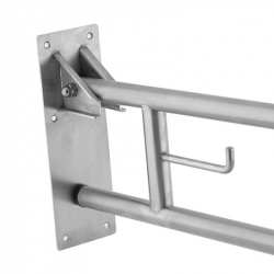 Поручень для лиц с инвалидностью откидной MEDINOX со стопором BG0800CS