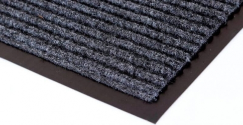 Брудопоглинаючий килимок Дабл Стрипт 80*120 сірий