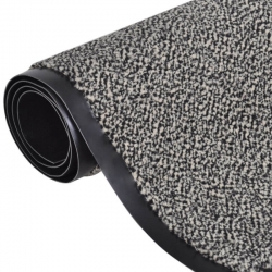 Полипропиленовый грязезещитный коврик 60*90 серый серии Ламбет