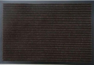 Грязезащитный коврик Дабл Стрипт  80*120 коричневый